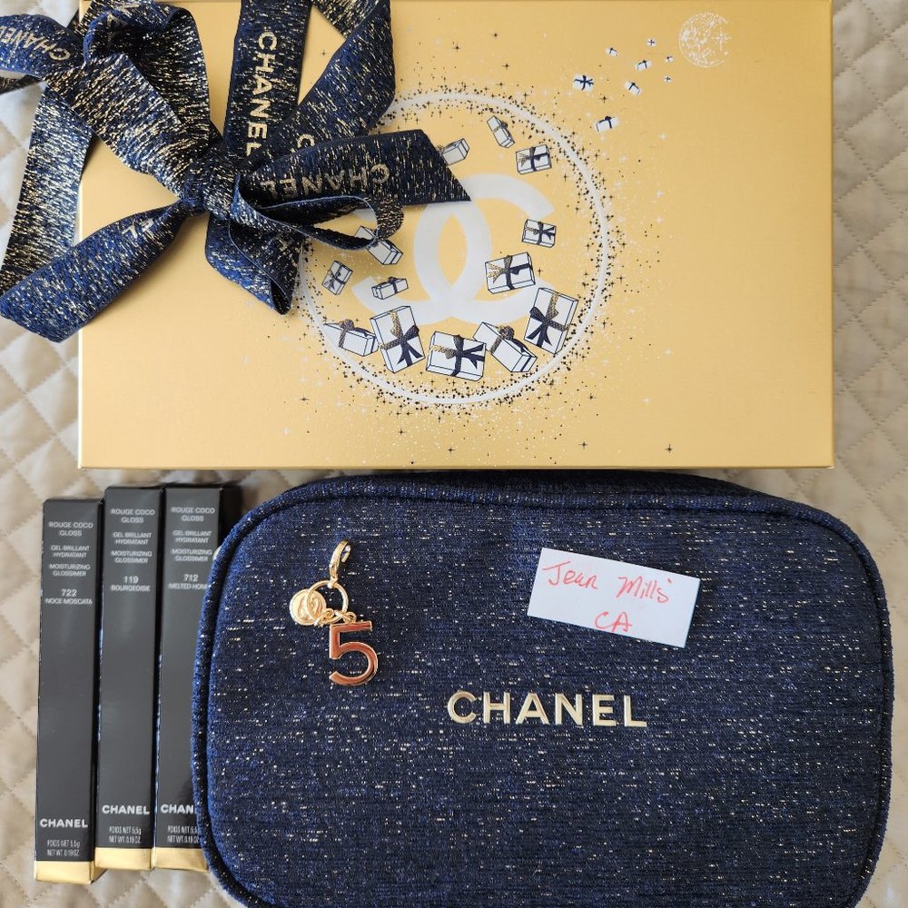 Chanel Always Brilliant Lip-gloss Trio with #5 Charm!